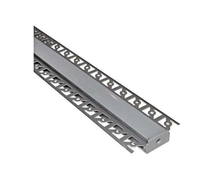 Profil Aluminiu banda LED "U", incastrat gips-carton, 2m