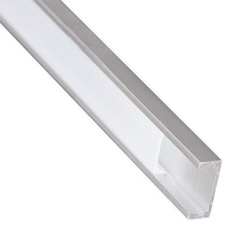 Profil Aluminiu banda LED "U", Lat, aparent, 1m
