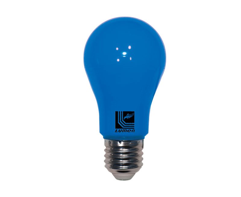 Discuss Footpad staff Bec LED E27 7W albastru, 230V, electrice.com