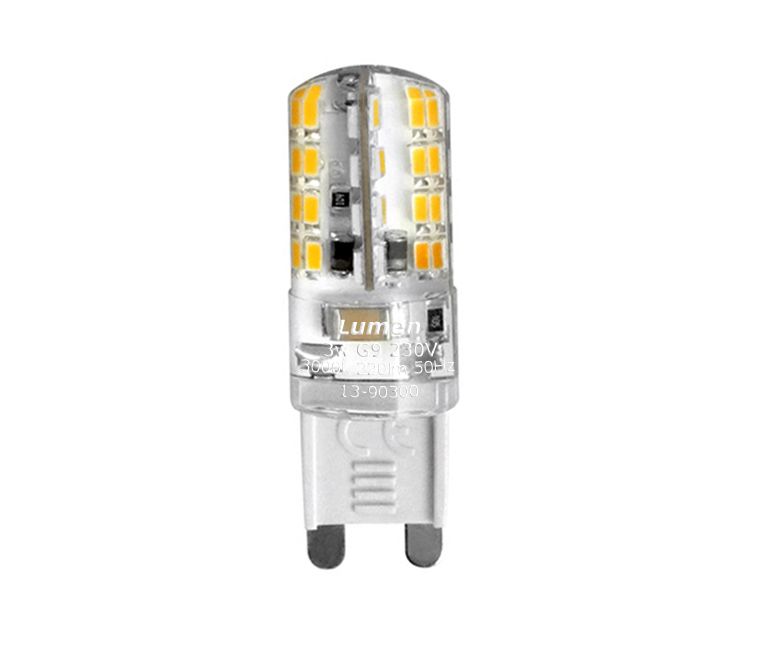 Bec G9 LED 3W alb rece,230V,dimabil