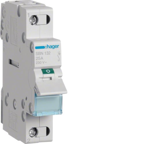 Hager- Separator modular  32A,  1P, 230V, 1M