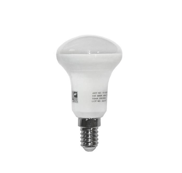 Bec LED E14/R50  5W alb rece, 230V, mat