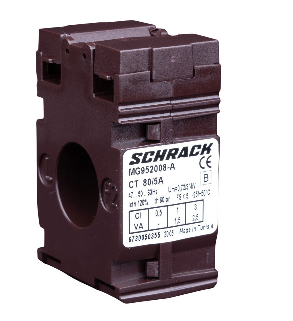 Schrack- Transformator curent   80/ 5A,  1VA